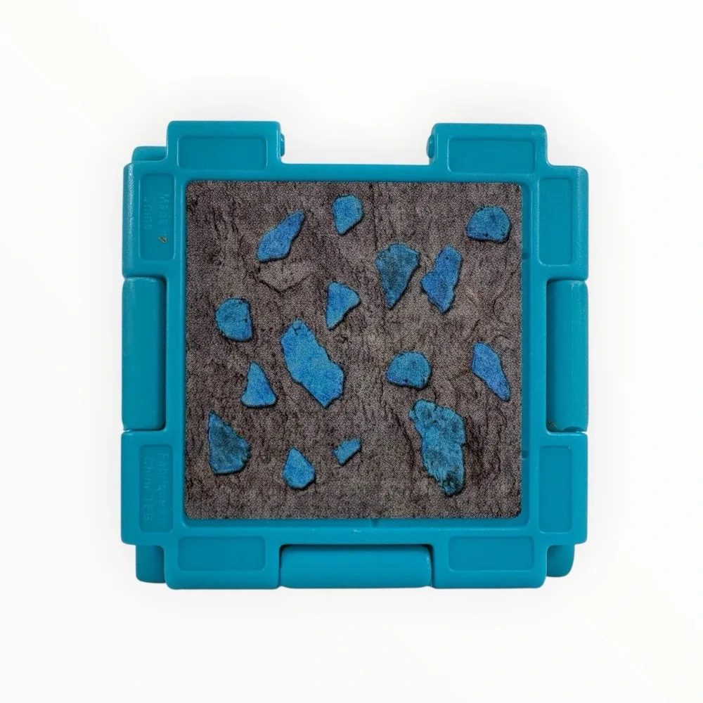McDonald's 2025 A Minecraft Movie Happy Meal Stone Block Blue Cube Toy
